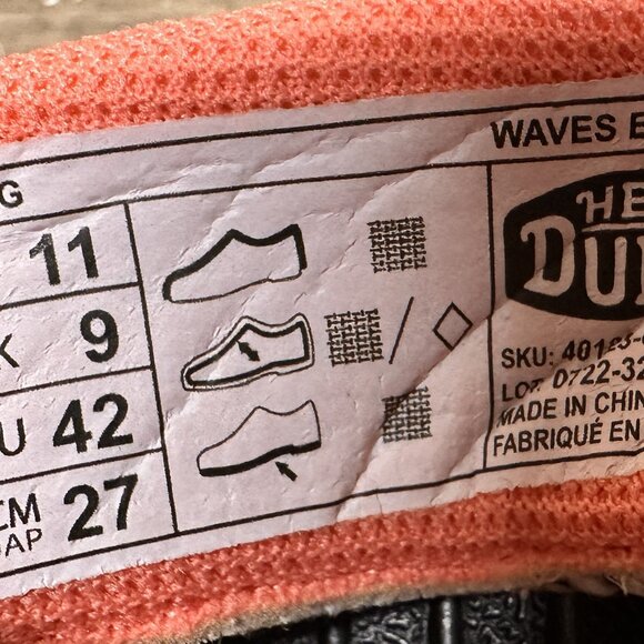 Hey Dude Meg Pearl Grey Women's Thong Flip Flop Sandals Size 11 EUC Summer Comfy - Picture 7 of 9